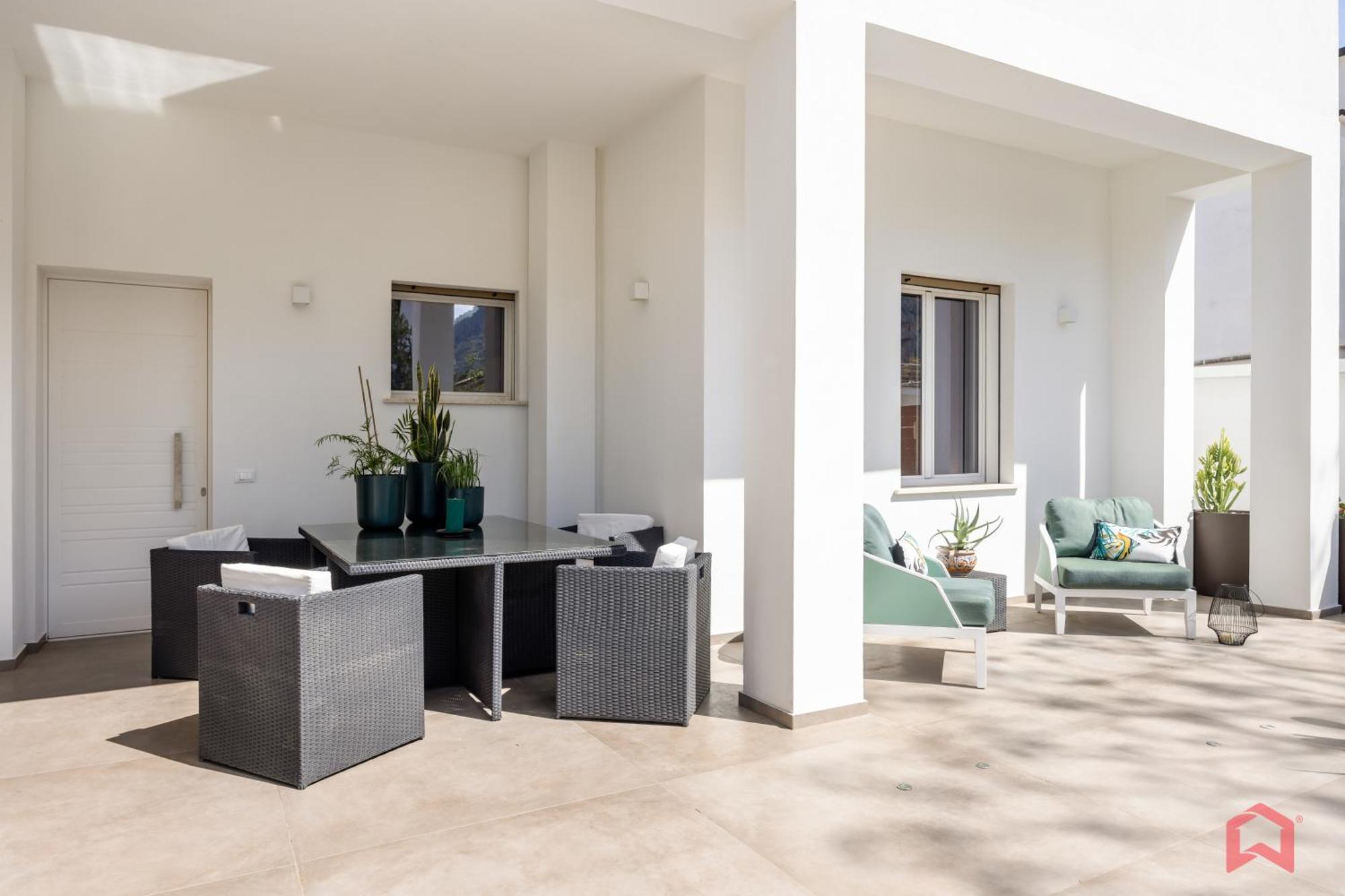 Appartamento In Villa Con Piscina Privata Palermo Exterior photo