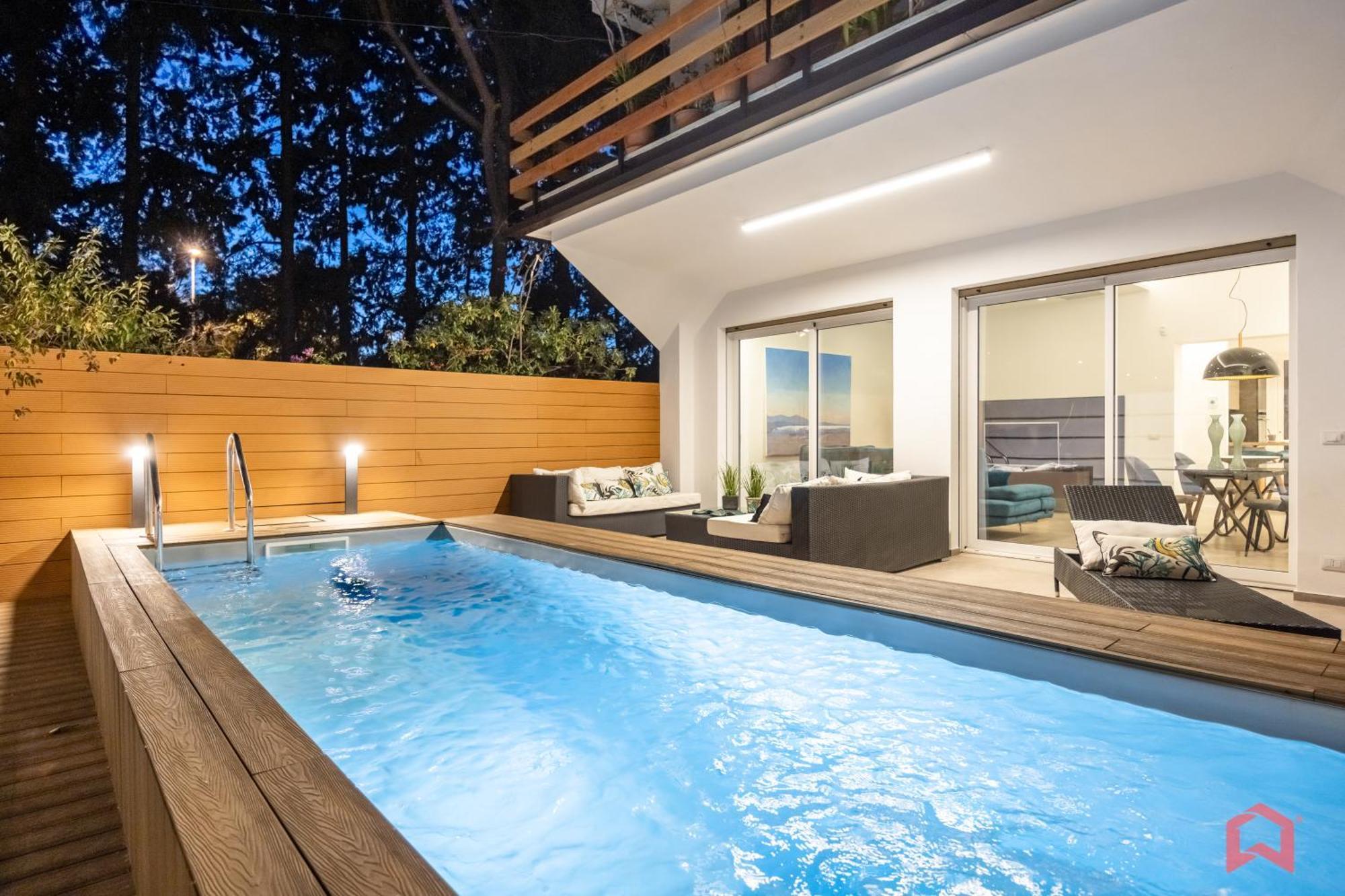 Appartamento In Villa Con Piscina Privata Palermo Exterior photo